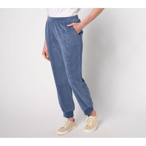Martha Stewart Pants - Martha Stewart Women's Pants Sz M Signature Knit Jogger Ankle Blue A685867